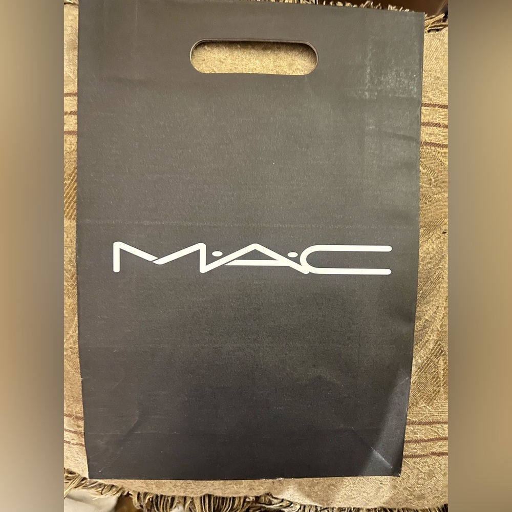 Medium Sized MAC Tote Shopping Gift Bag Accessories 12.5” x 8.63”~